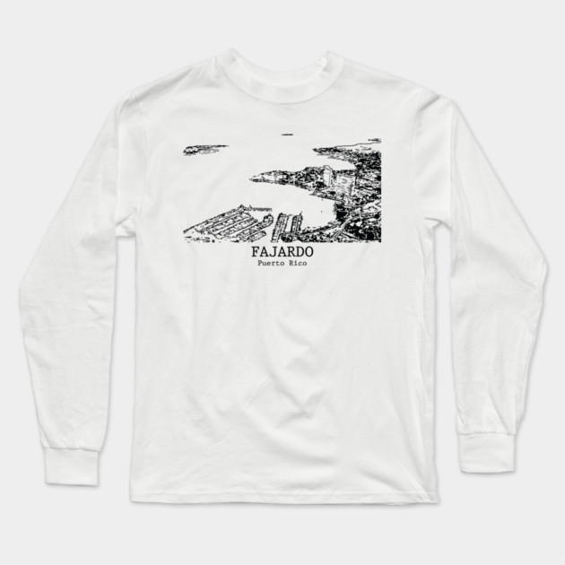 Fajardo - Puerto Rico Long Sleeve T-Shirt by Lakeric