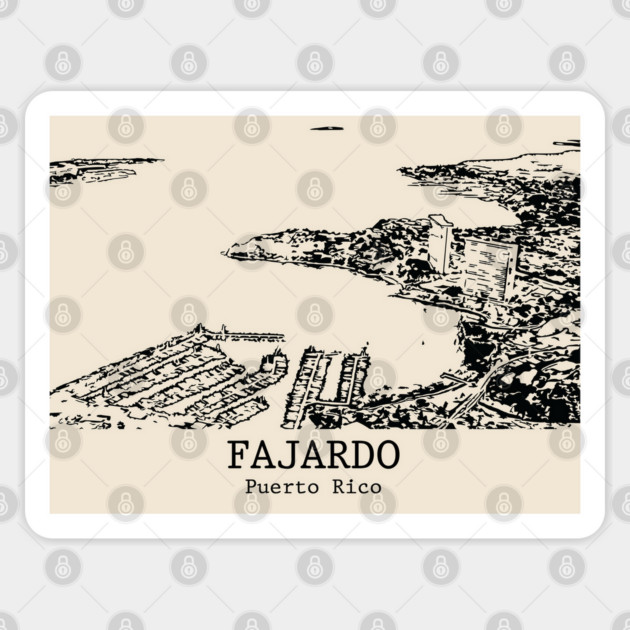 Fajardo - Puerto Rico Sticker by Lakeric