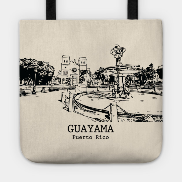 Guayama - Puerto Rico Tote by Lakeric