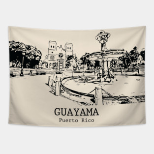 Guayama - Puerto Rico Tapestry