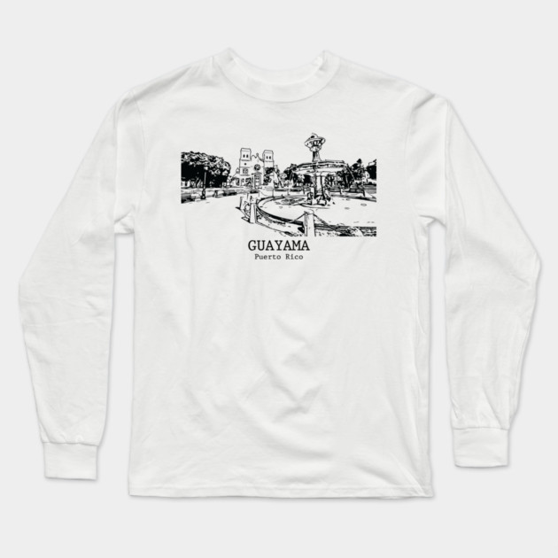 Guayama - Puerto Rico Long Sleeve T-Shirt by Lakeric