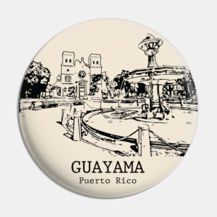Guayama - Puerto Rico Pin
