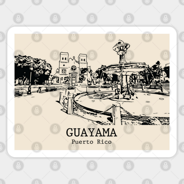 Guayama - Puerto Rico Sticker by Lakeric