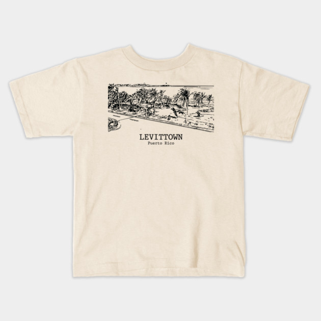 Levittown - Puerto Rico Kids T-Shirt by Lakeric