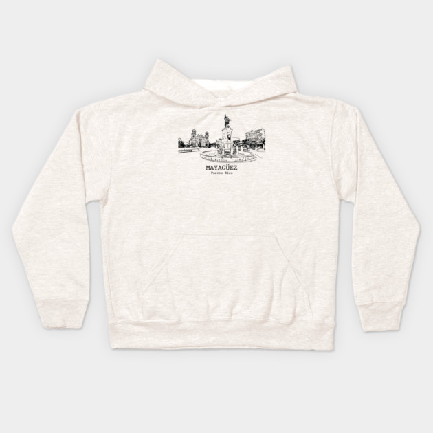 Mayagüez - Puerto Rico Kids Hoodie by Lakeric
