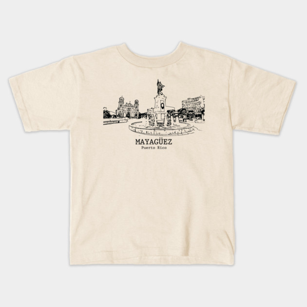 Mayagüez - Puerto Rico Kids T-Shirt by Lakeric
