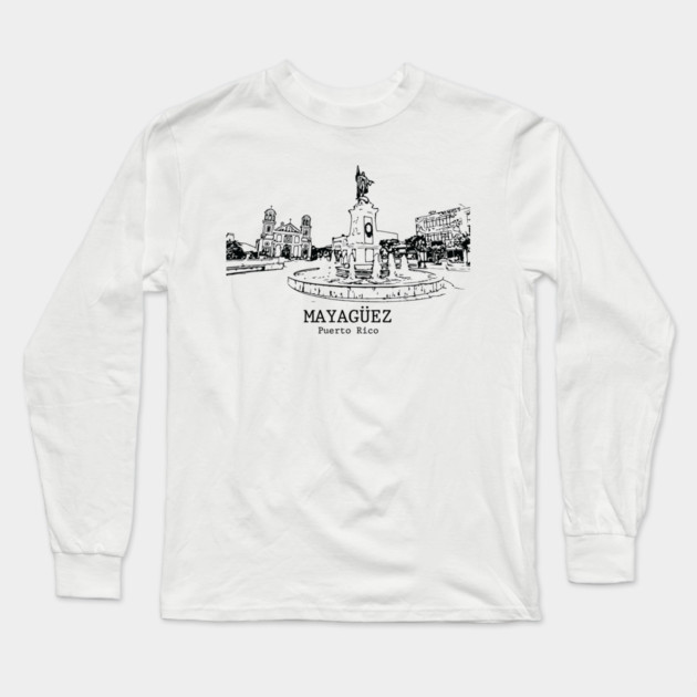 Mayagüez - Puerto Rico Long Sleeve T-Shirt by Lakeric