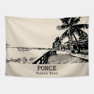 Ponce - Puerto Rico Tapestry