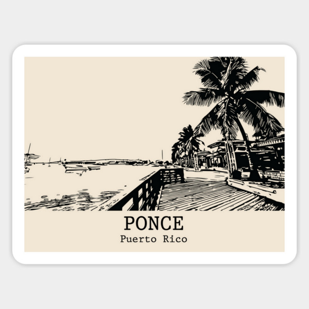 Ponce - Puerto Rico Magnet by Lakeric