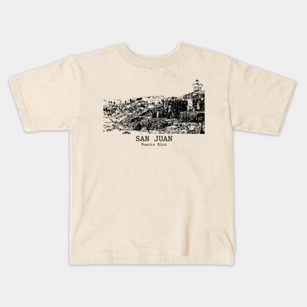 San Juan - Puerto Rico Kids T-Shirt by Lakeric