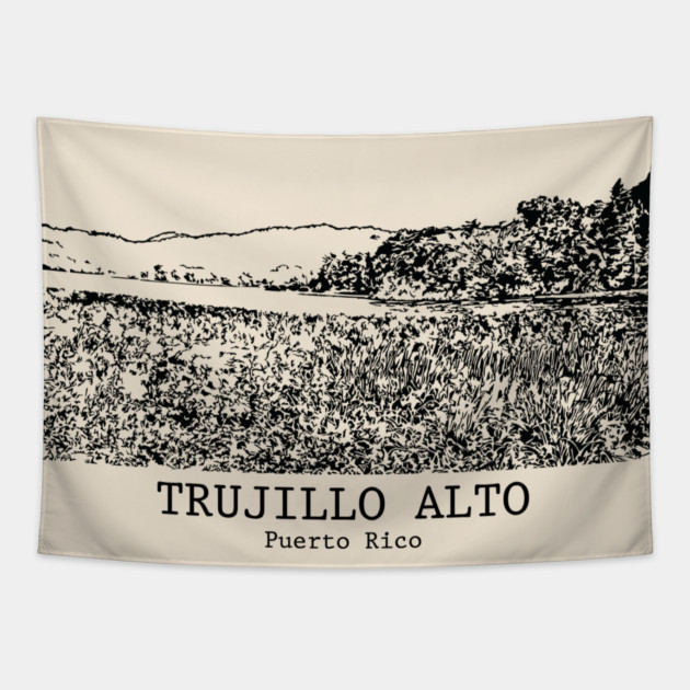 Trujillo Alto - Puerto Rico Tapestry by Lakeric