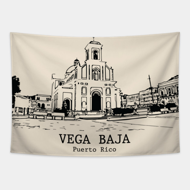 Vega Baja - Puerto Rico Tapestry by Lakeric