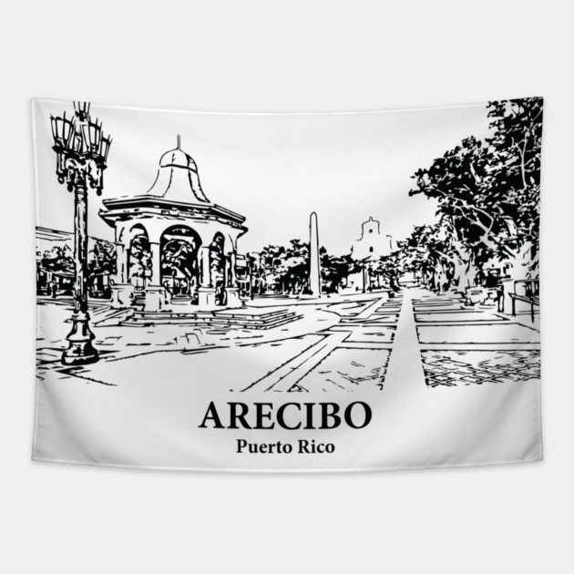 Arecibo - Puerto Rico Tapestry by Lakeric