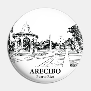 Arecibo - Puerto Rico Pin