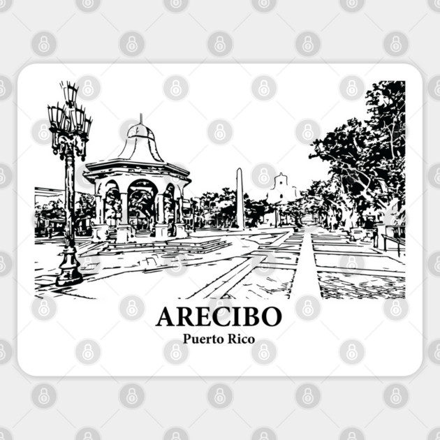 Arecibo - Puerto Rico Sticker by Lakeric