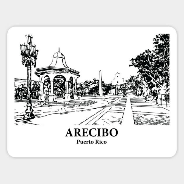 Arecibo - Puerto Rico Magnet by Lakeric