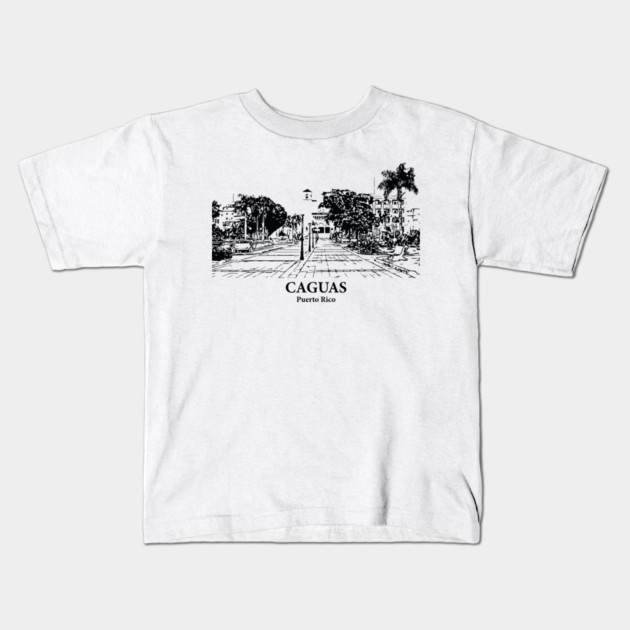 Caguas - Puerto Rico Kids T-Shirt by Lakeric