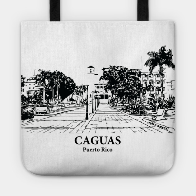 Caguas - Puerto Rico Tote by Lakeric