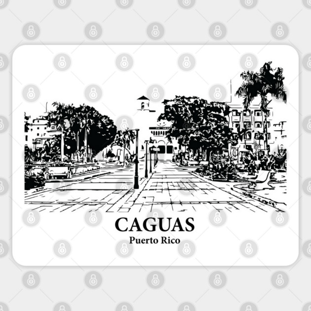 Caguas - Puerto Rico Sticker by Lakeric