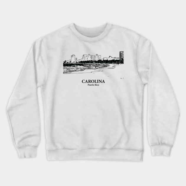 Carolina - Puerto Rico Crewneck Sweatshirt by Lakeric