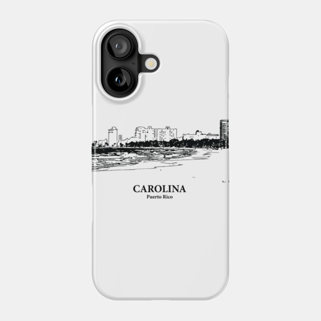 Carolina - Puerto Rico Phone Case by Lakeric