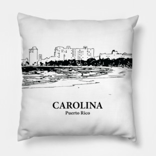 Carolina - Puerto Rico Pillow