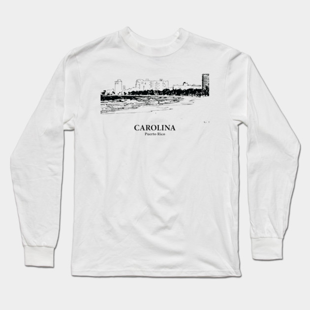 Carolina - Puerto Rico Long Sleeve T-Shirt by Lakeric