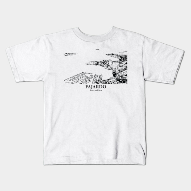 Fajardo - Puerto Rico Kids T-Shirt by Lakeric
