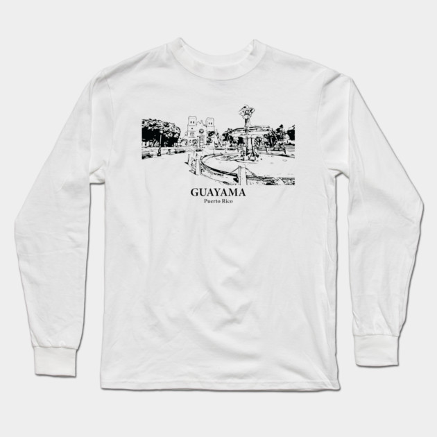 Guayama - Puerto Rico Long Sleeve T-Shirt by Lakeric