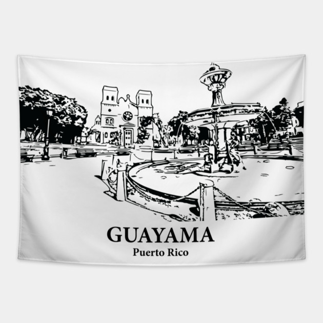 Guayama - Puerto Rico Tapestry by Lakeric