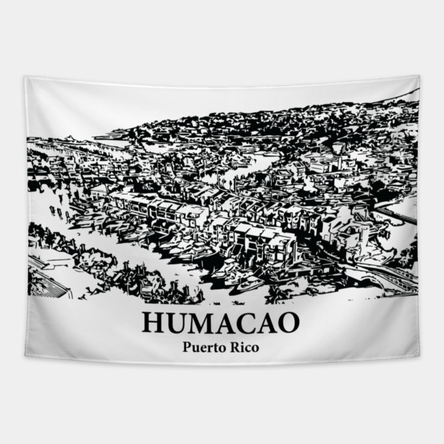 Humacao - Puerto Rico Tapestry by Lakeric