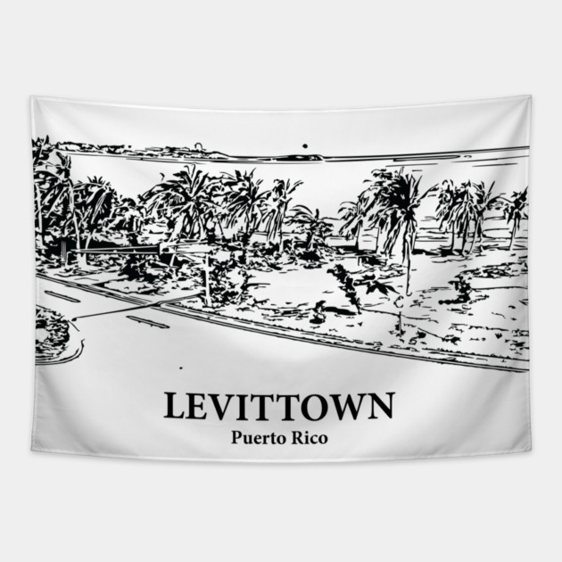 Levittown - Puerto Rico Tapestry by Lakeric