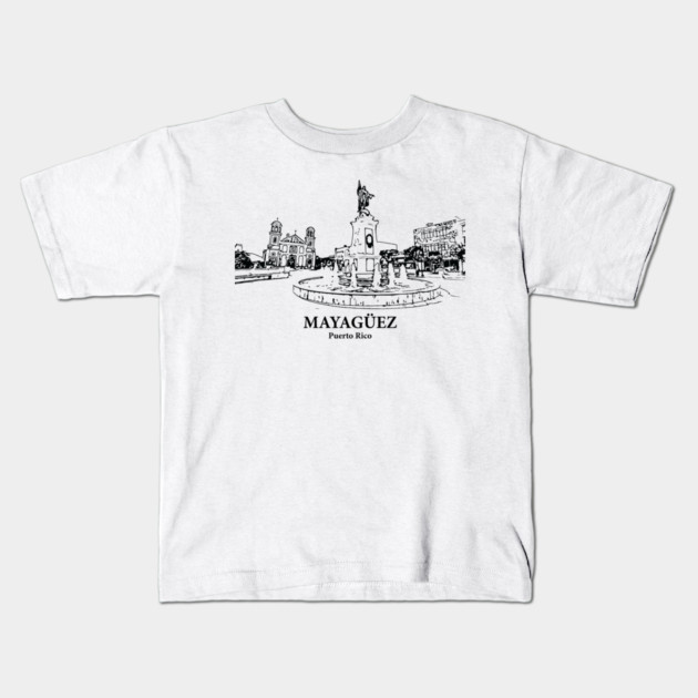 Mayagüez - Puerto Rico Kids T-Shirt by Lakeric