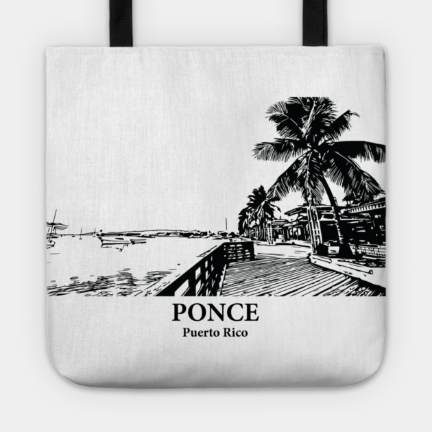 Ponce - Puerto Rico Tote by Lakeric