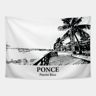 Ponce - Puerto Rico Tapestry
