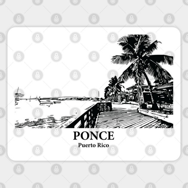 Ponce - Puerto Rico Sticker by Lakeric
