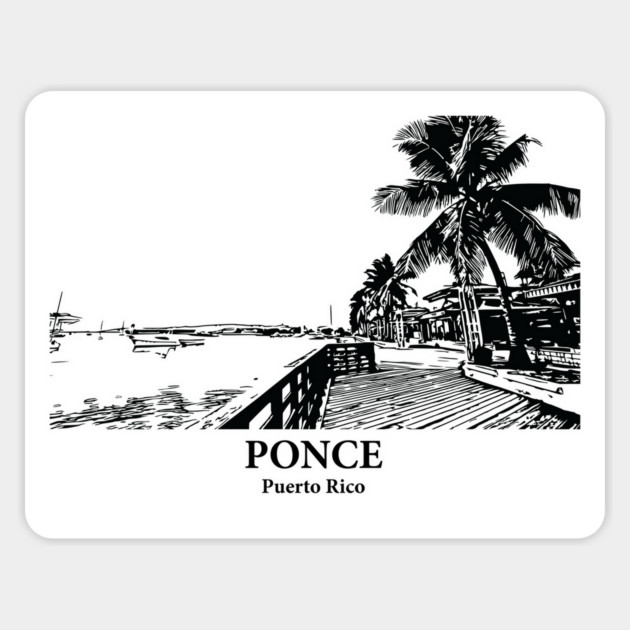 Ponce - Puerto Rico Magnet by Lakeric