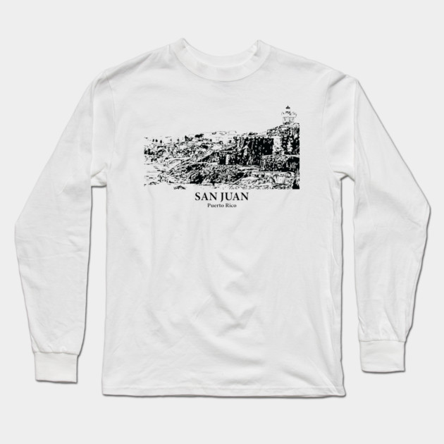 San Juan - Puerto Rico Long Sleeve T-Shirt by Lakeric