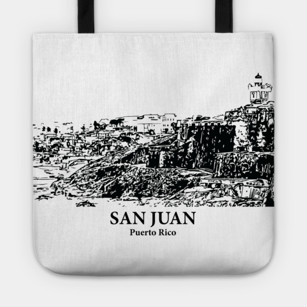 San Juan - Puerto Rico Tote by Lakeric