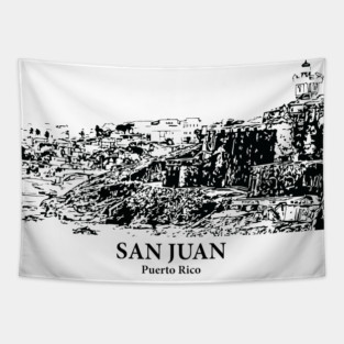 San Juan - Puerto Rico Tapestry