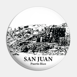 San Juan - Puerto Rico Pin