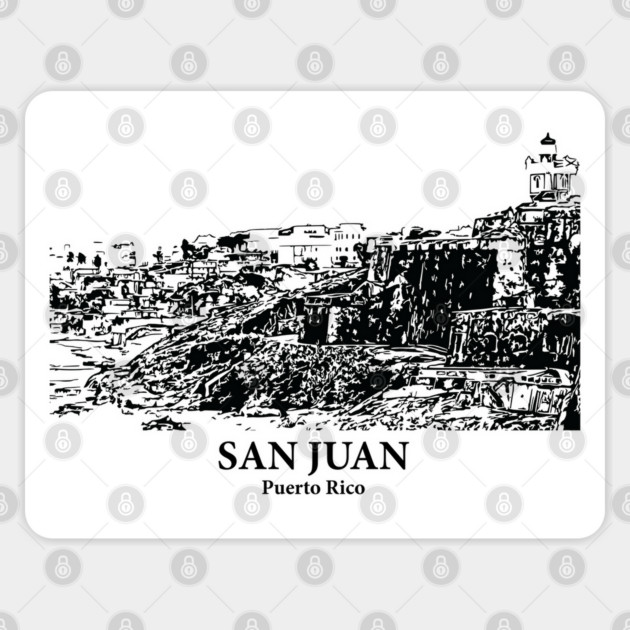 San Juan - Puerto Rico Sticker by Lakeric