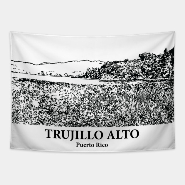 Trujillo Alto - Puerto Rico Tapestry by Lakeric