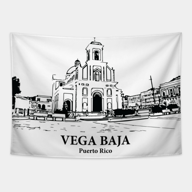 Vega Baja - Puerto Rico Tapestry by Lakeric