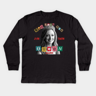 All Hail The Queen Kids Long Sleeve T-Shirt