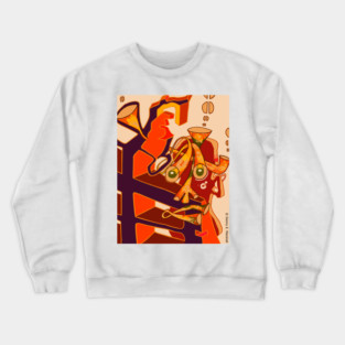 Peeking Thru Crewneck Sweatshirt