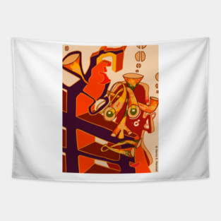 Peeking Thru Tapestry