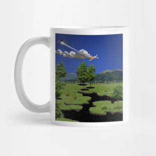 Attack From The Space Fabric Rip Mug