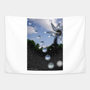 Passing Thru The Forest Of Stars Tapestry