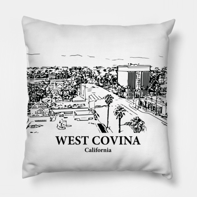 West Covina – California Pillow by Lakeric